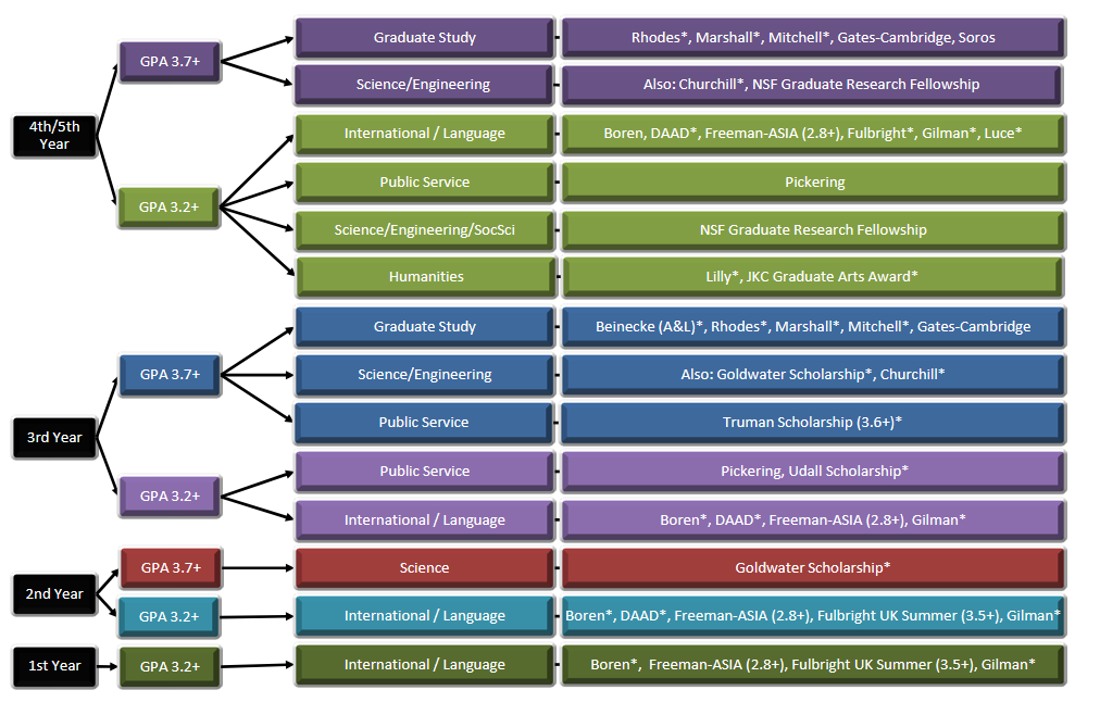 Fellowships flowchart