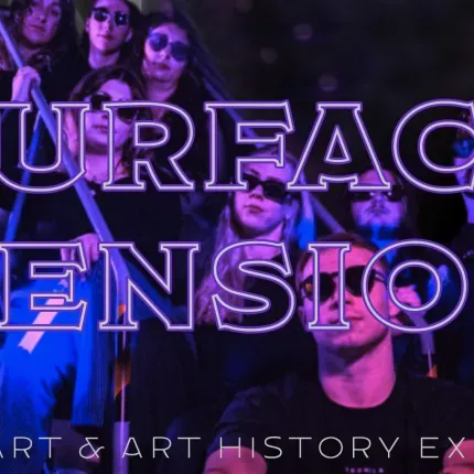 surface tension senior art and art history exhibition