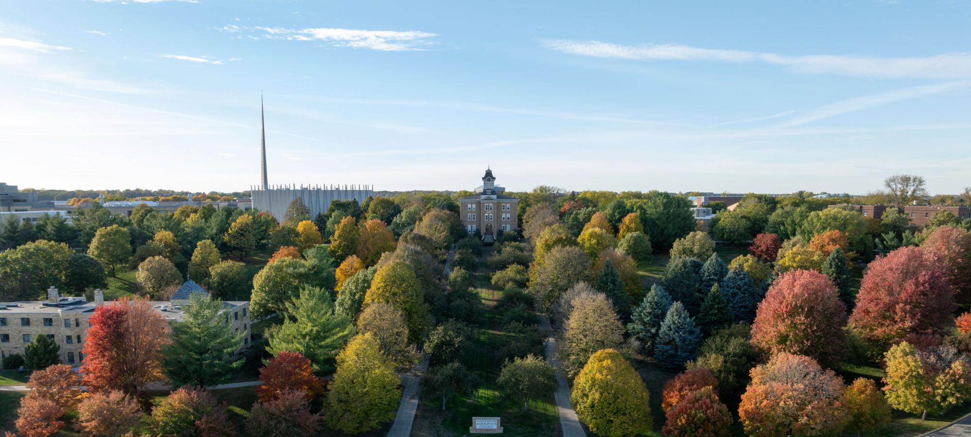 Drone from College Avenue