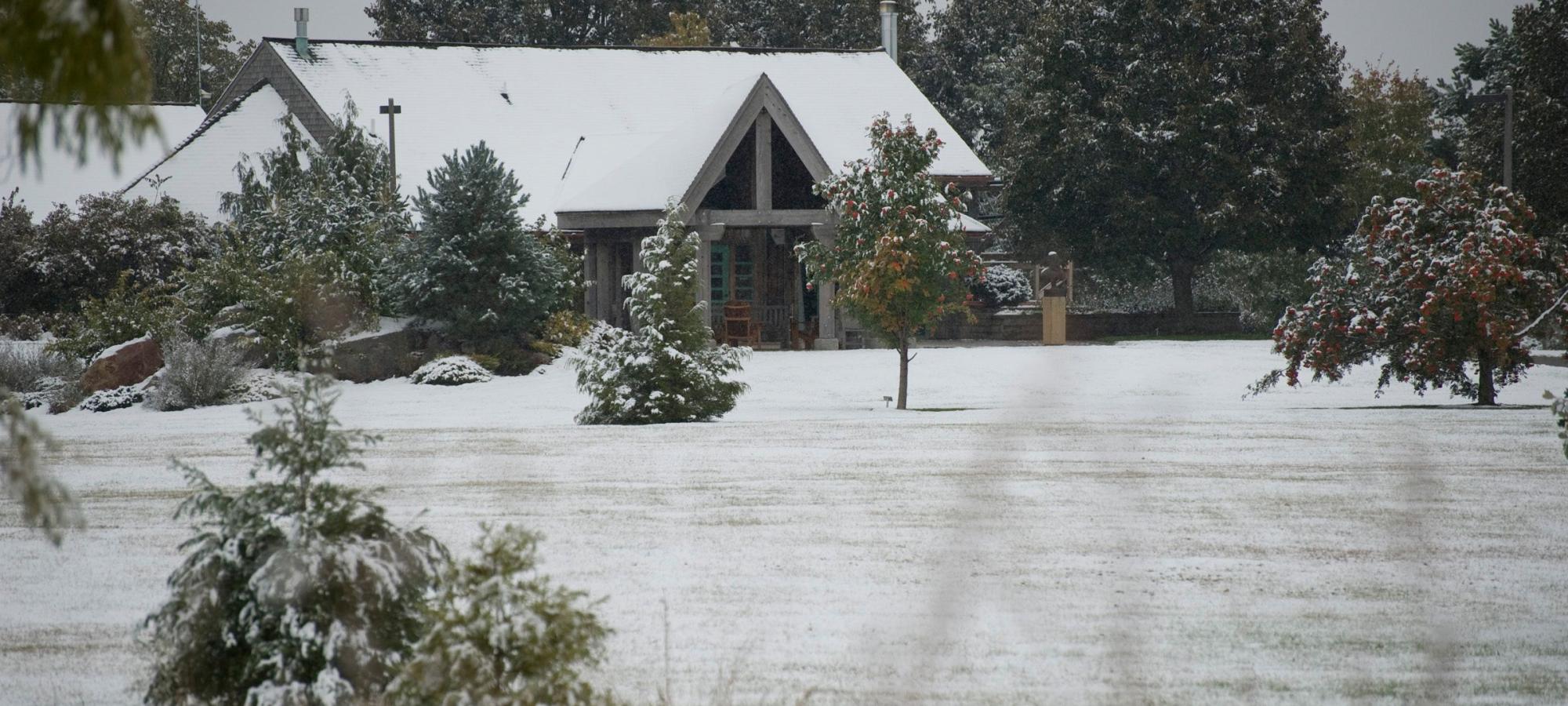 Interpretive Center in winter