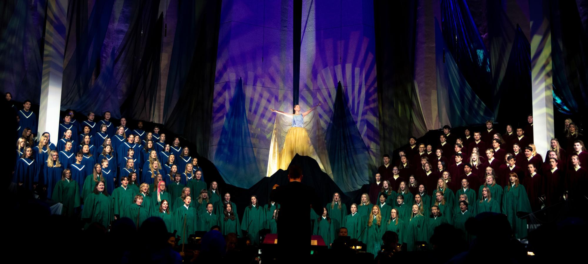Choirs at Christmas in Christ Chapel
