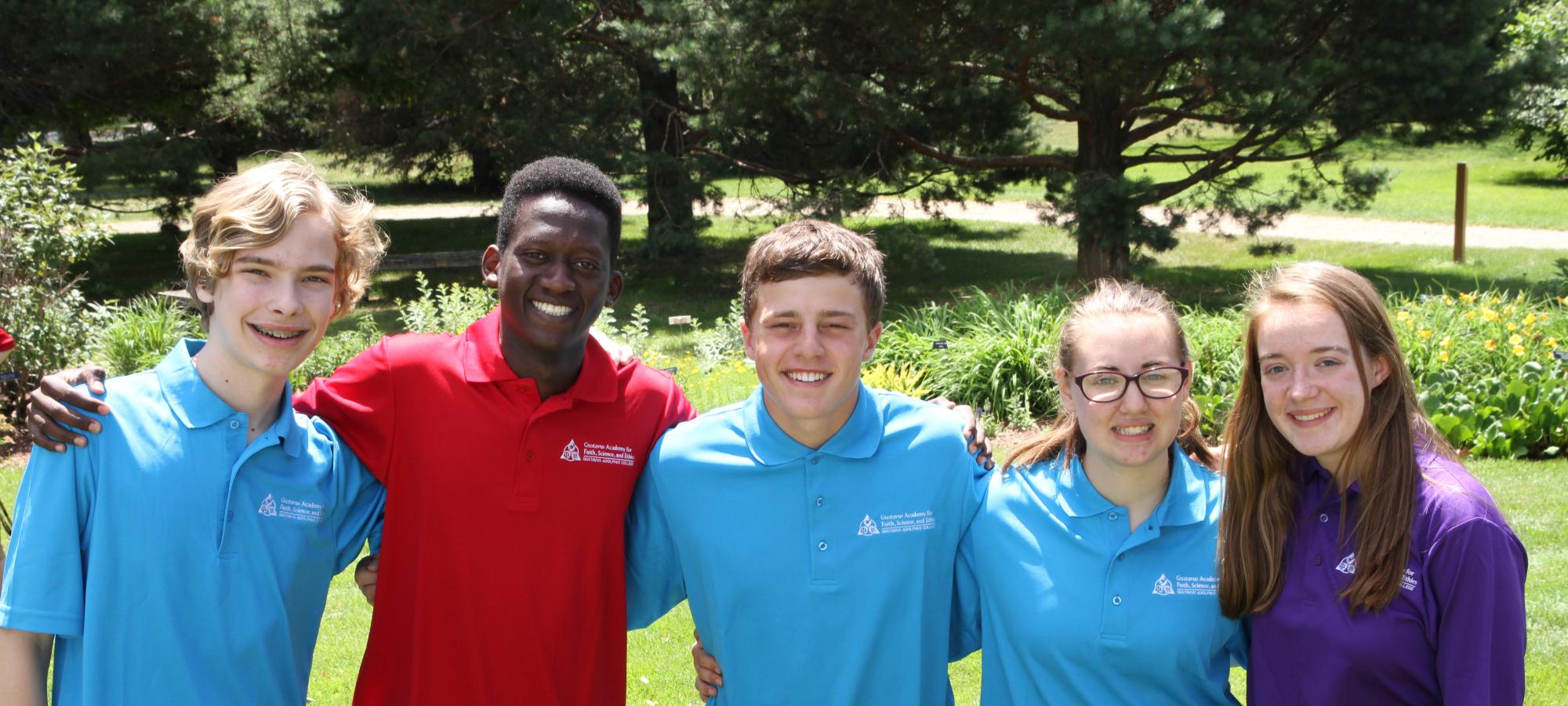 Students at Faith, Science and Ethics Camp