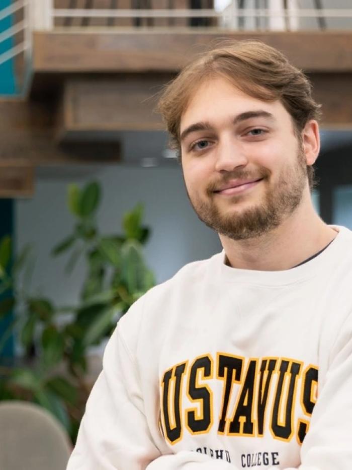 Gustie student smiling