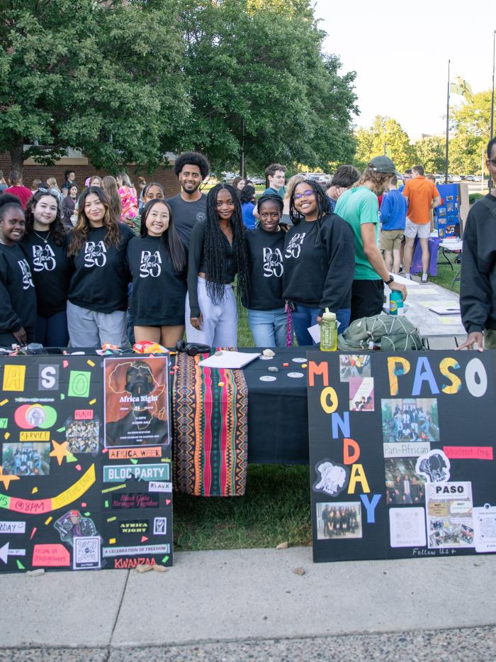 PASO students at Involvement Fair