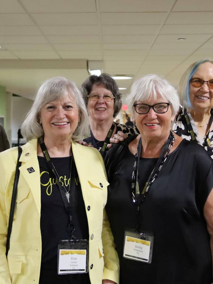 1960s alumni at class reunion