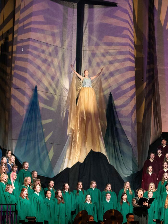 Christmas in Christ Chapel choirs singing
