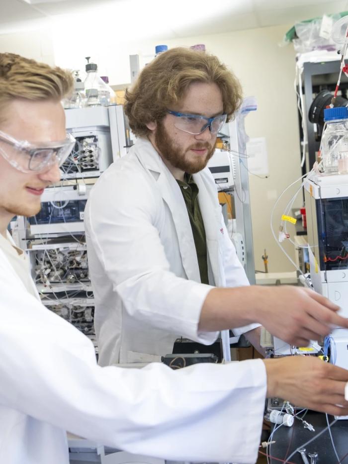 students in chem class