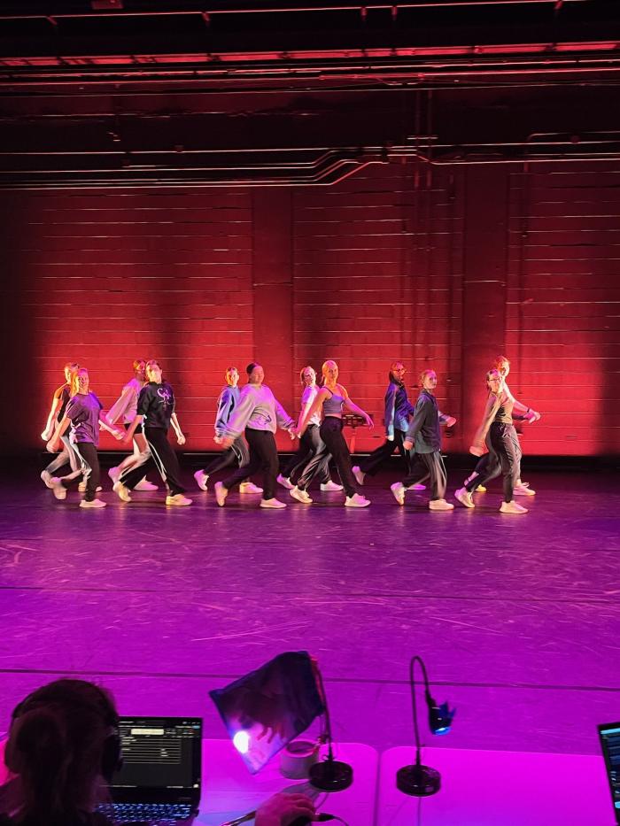 Dancers in Gardner Theatre