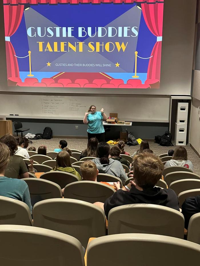 Gustie Buddies Talent show with audience