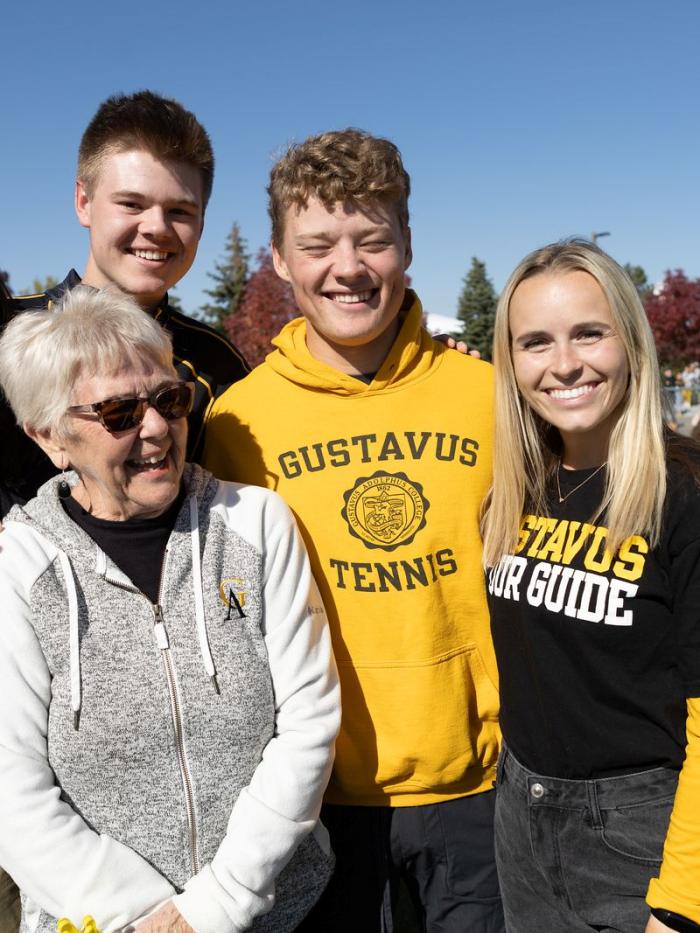 Family at Homecoming