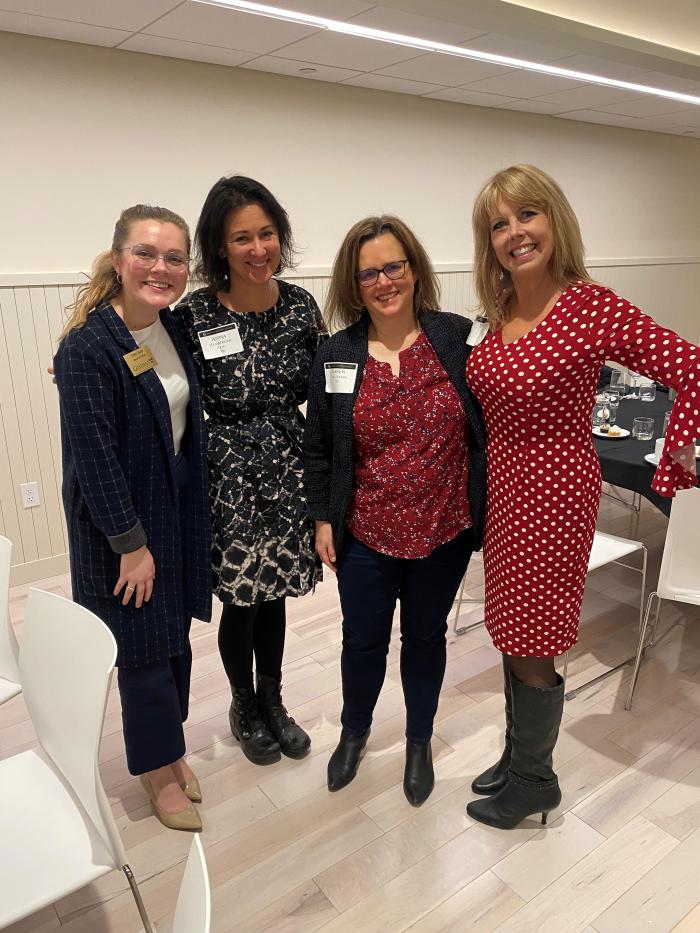 Four attendees at Gustie Women for Good