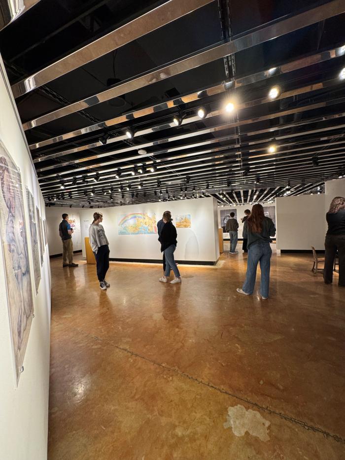 Hillstrom Museum senior art exhibit