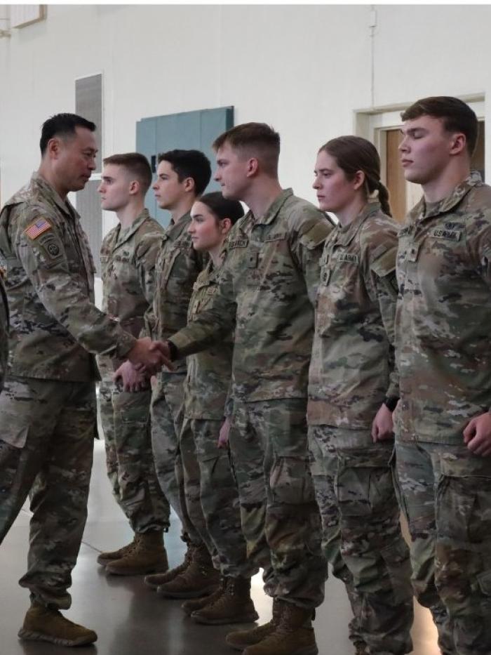 ROTC students