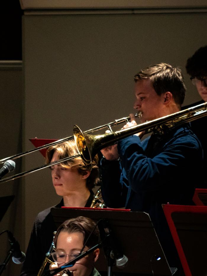 Trombone solo in Jazz band
