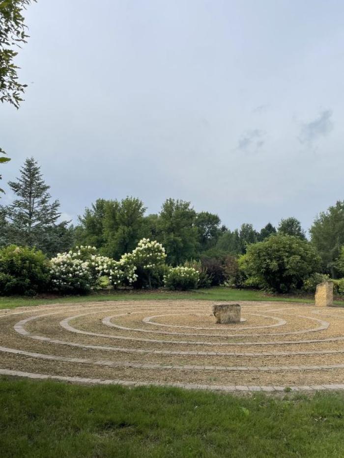 Labyrinth in the arboretum