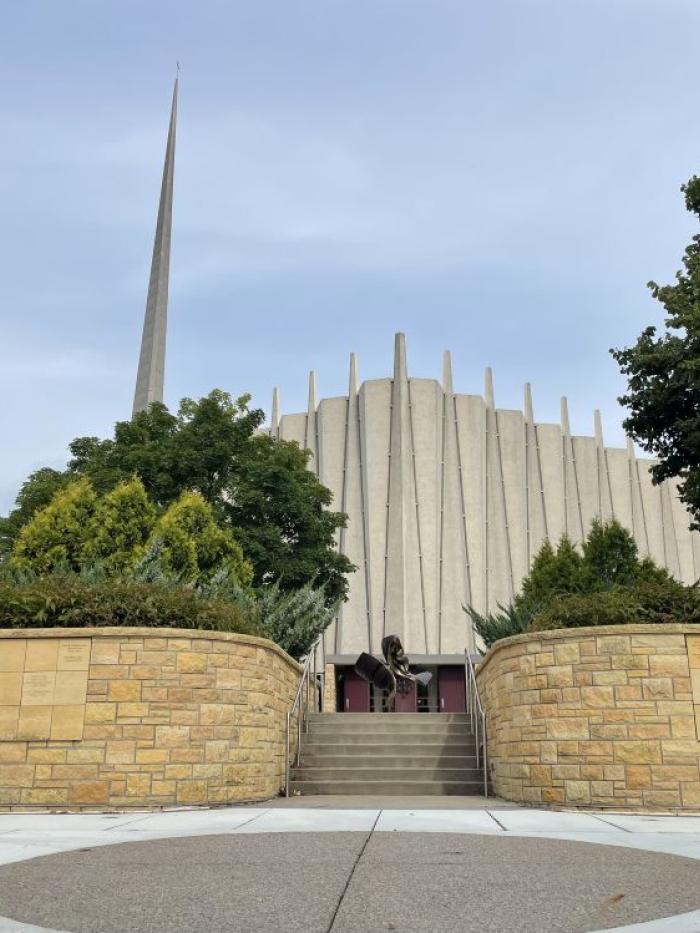 Memorial Garden and Lunar Moth