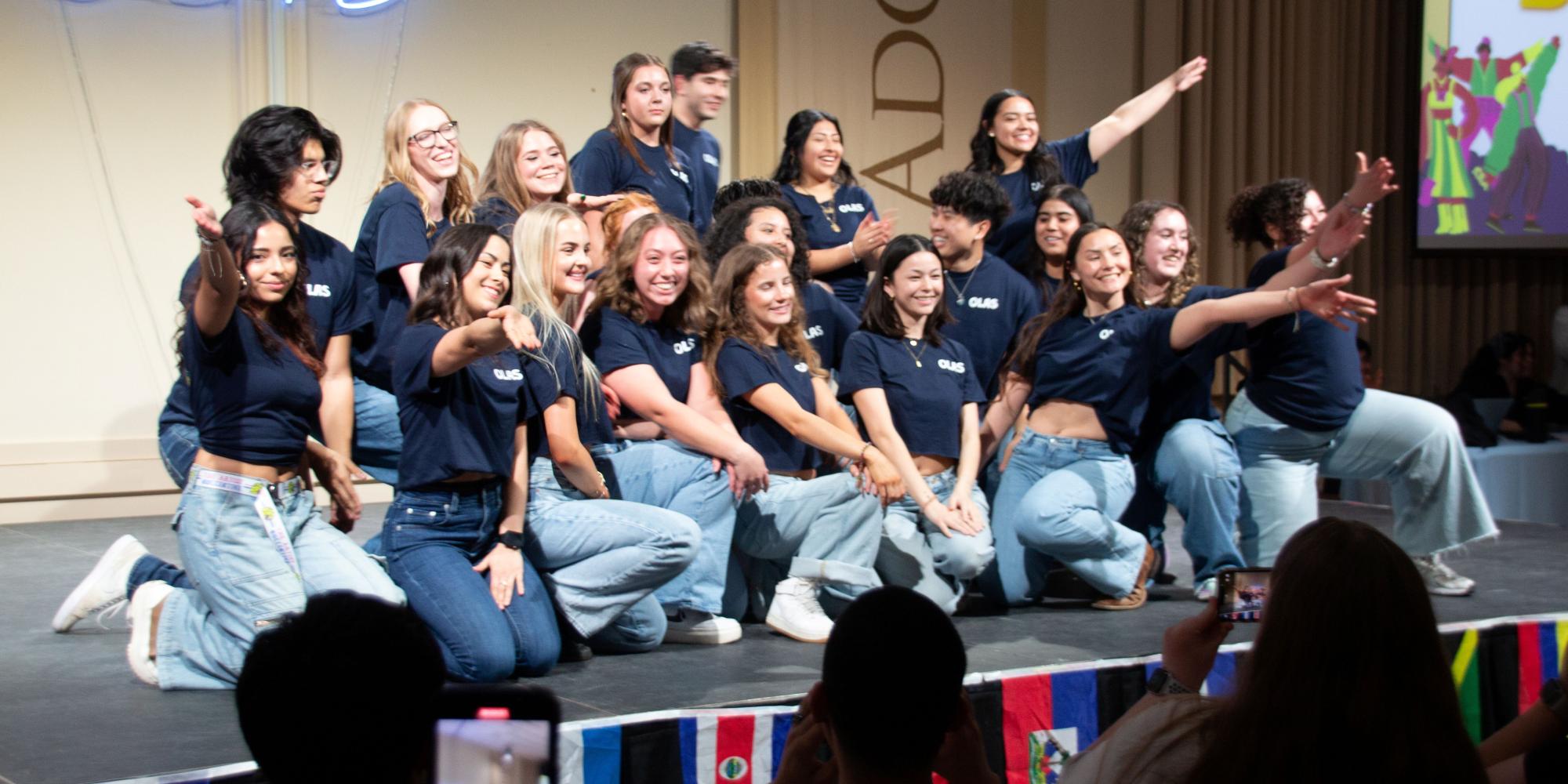 Olas students at LatinX Night